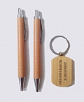 Wooden Pens & Key ring