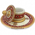Marble Box with round Tray 