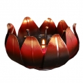 Iron Lotus Tea Light Holder