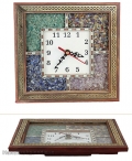 Gemstone Wooden Clock