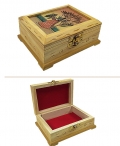 Wooden Gem Painting Jewelry Box