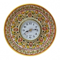 Marble Round Clock