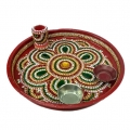 Auspicious pooja thali