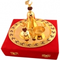 Gold Plated Pooja Thali