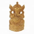 Wooden Ganesh Statue