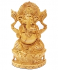 Wooden Kamal Ganesh 5" inch