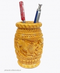 Wooden Pen Stand Handcrafted 