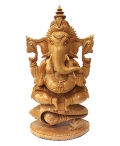 Wooden Superfine Carving Ganesh