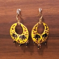 Meenakari Earring Yellow