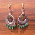 German Silver Earrings 
