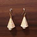 White Jhumki set