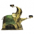 Iron Elephant Tea light Holder