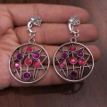 White Metal Earrings – 2756