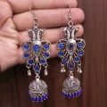 German silver Peacock Earrings – 2777