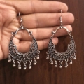 Silver Oxidised Earring – 2802 
