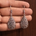 Silver Oxidised Earring – 2827