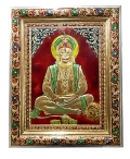 Metal Meenakari Hanuman Wall Frame 38cm x 30cm