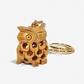 Wooden Owl Key chain - Pack of 12pc