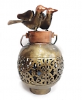 Home Decor Metal Tea Light Holder - Sparrow Design