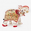 Marble Painted Elephant - Medium 