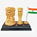 Elegant Pen Holder with Ashok Pillar & National Flag