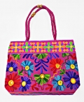 Cotton Embroidered Sling Side Bag 