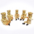 Rajasthani Musician Set - 23cm Height (Set of 5pc) 