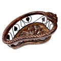 Mango Wood Fruit Basket