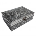 Silver Oxidised Dry Fruit Box