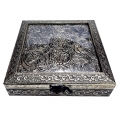 Dry Fruit Box – Floral & Birds Carving