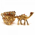 Brass Camel Cart