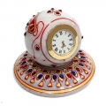 Marble Jewellery Painted Clock