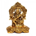 Metal Saraswati Statue