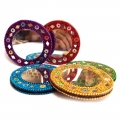 Lac Round Shaped Mirror - Pack of 5pc