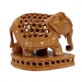 Elegant Undercut Elephant – 8cm Height