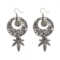 Silver Oxidised Earring – 2805