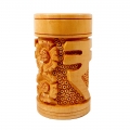 Wooden Pen Holder (Rupee Symbol)