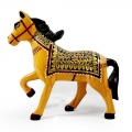 Wooden Walking Horse Statue