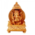 Handmade Wooden Carved Ganesha