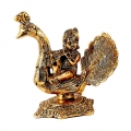Krishna Statue with Peacock
