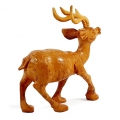 Wooden Deer Statue