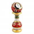 Marble Pillar Shaped Clock 