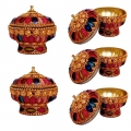 Elegant Decorative Kumkum Box (Pack of 2pc)