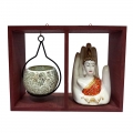 Wall Decor Buddha Candle Holder 