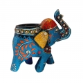 Elegant Elephant Design Candle Holder